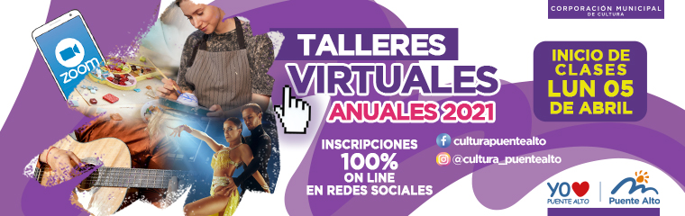 Inscríbete en nuestros Talleres Virtuales Anuales 2021 